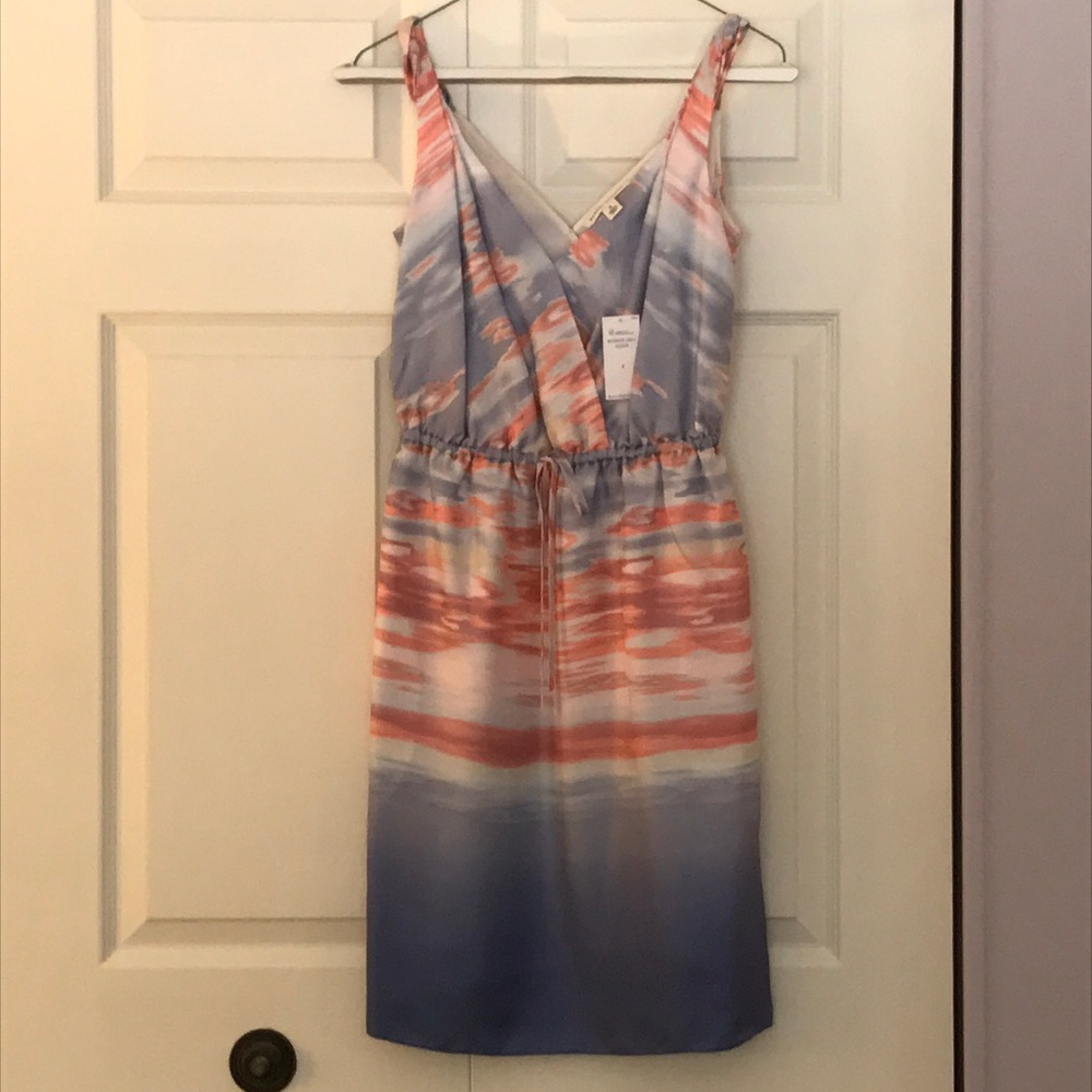 Pink/purple pattern BR dress